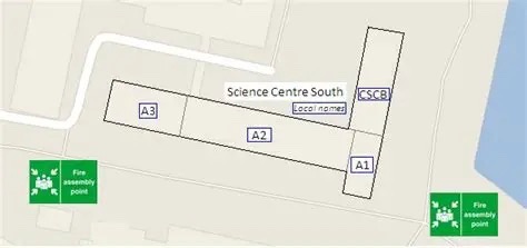 Fire Assembly Points Science South and CSCB
